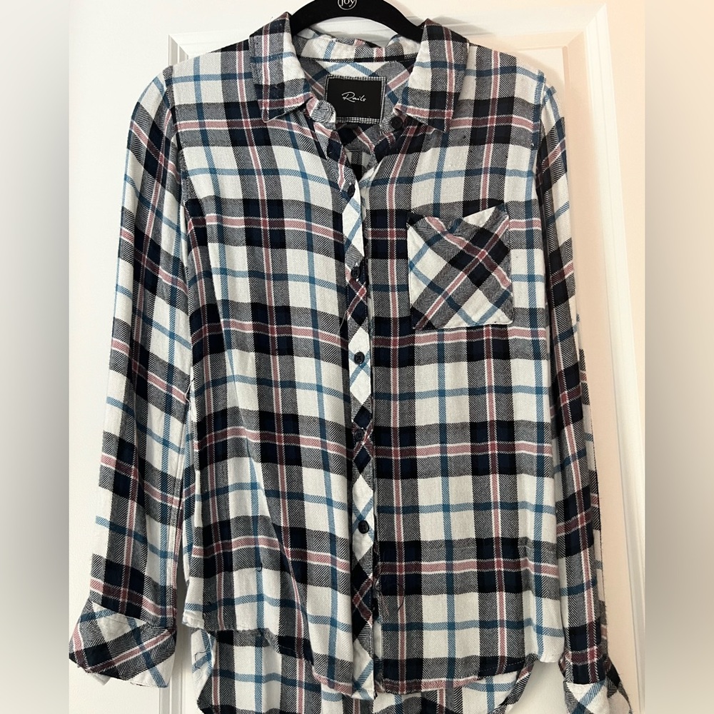 Rails plaid top